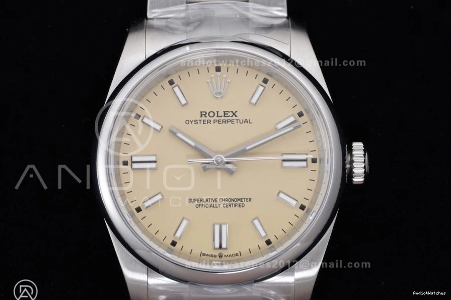 126000 36mm HighPerformance Dial Best KRF 904L Oyster Beige 1:1 Steel VR Edition 957 Perpetual 0201